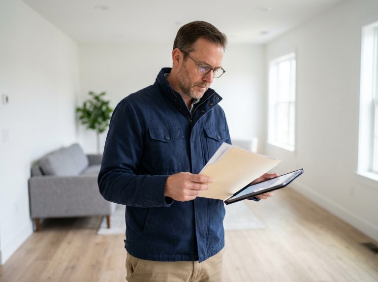Inspecteur immobilier dans un appartement rénové